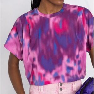 Isabel Marant Étoile Multicolor Zilia Cropped T-Shirt